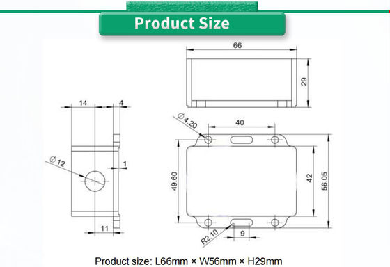 OEM Supported UBIS-828Y Analog Digital Inclinometer For Inclination Measurement