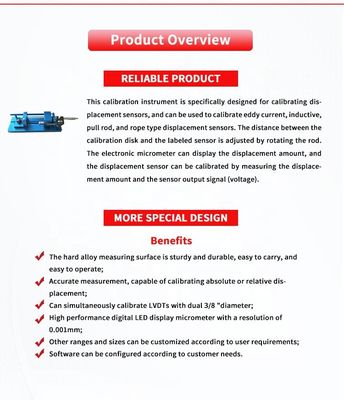 UBDD-001Y Displacement Sensor Calibration For Advanced And Instruments Software