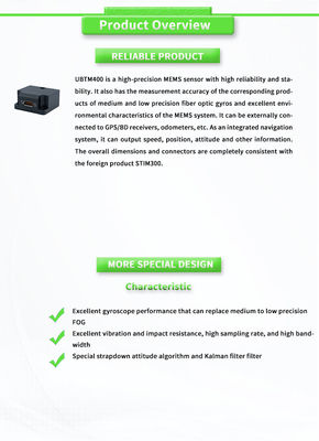 Stable Attitude UBTM400Y Inertial Navigation System With Customized ODM Support