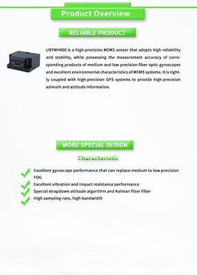 UBTMH400Y Inertial Navigation System With FOG Gyro And Fiber Optic Gyroscope Sensor