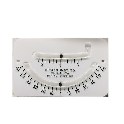 Industrial Grade 2056Y Rieker Glass Tube Inclinometer with 60 Degree Precision Angle