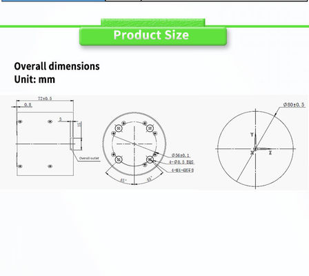 UNIVO UBTPT300Y Fiber Optic Gyroscope Sensor for Inertial Navigation and Servo Tracking